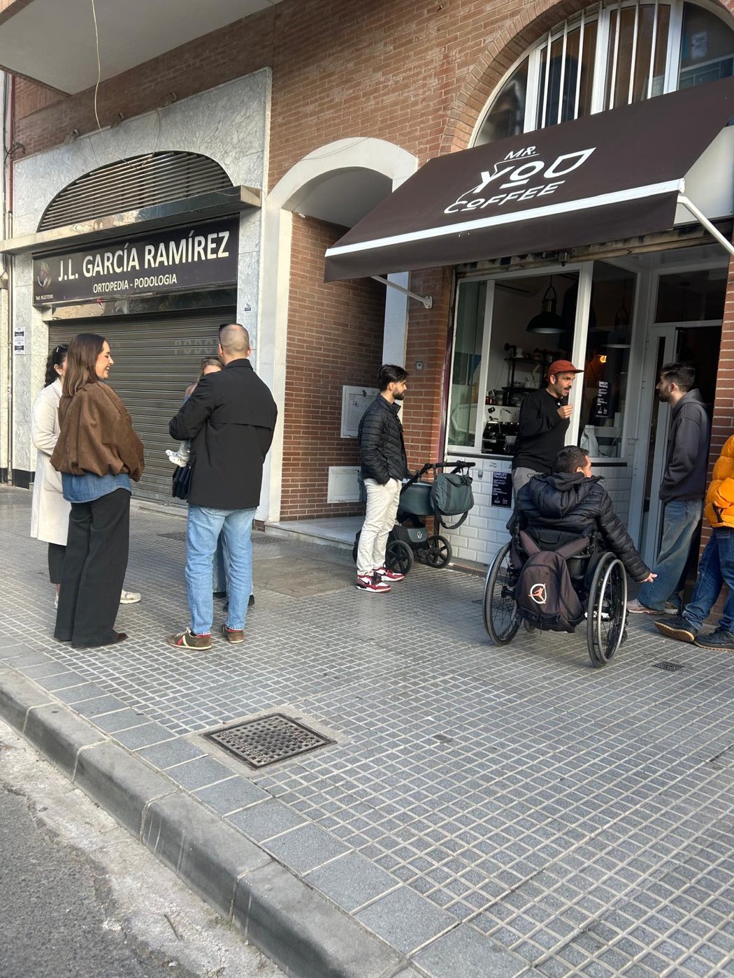La cafetería de Mr You Coffee en Plaza del Hospital Civil